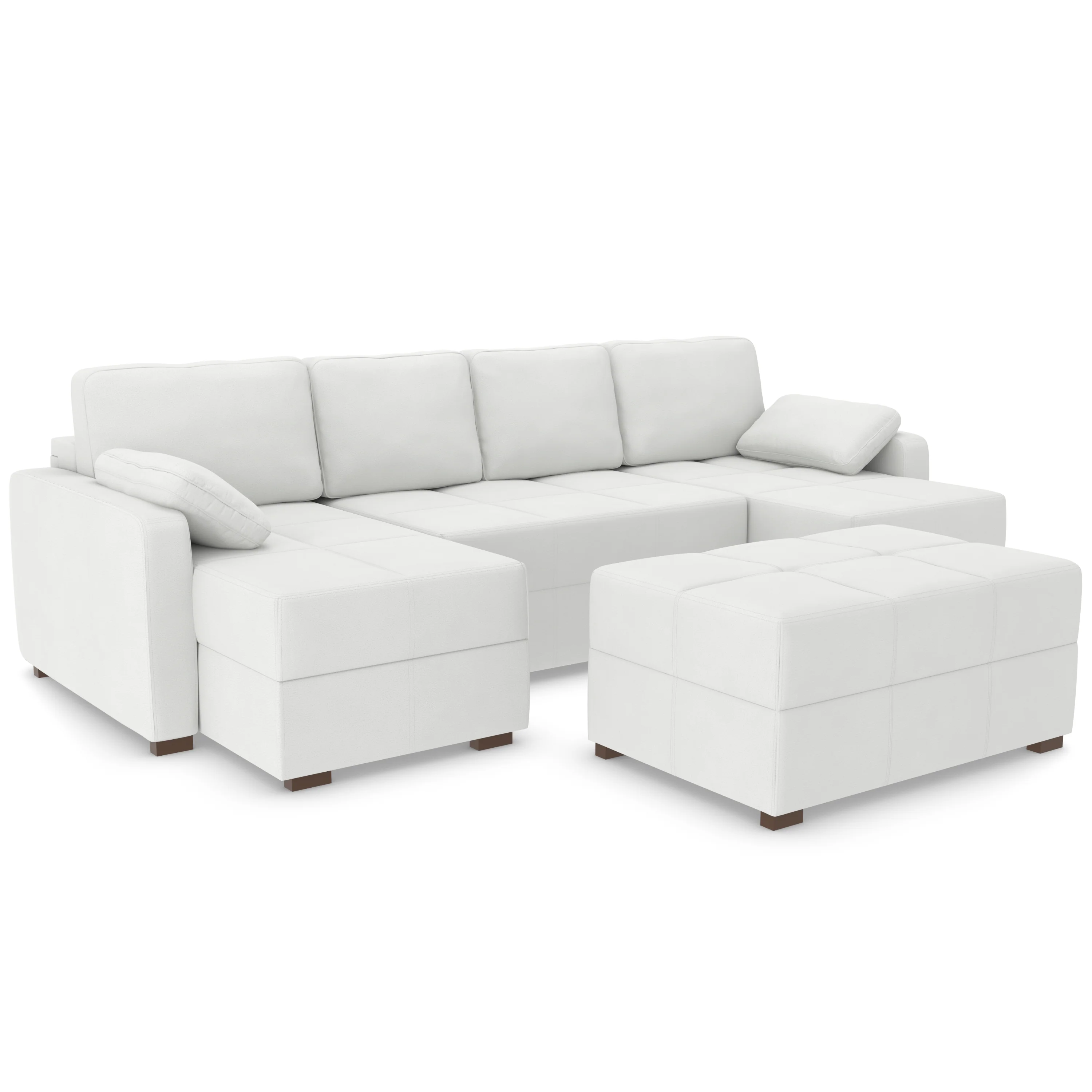 Harry Large Corner Modular Sofa Bed - Image 49